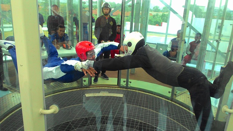 Korpaskhas Miliki Instalasi Vertical Wind Tunnel untuk Melatih Pasukan Penerjun