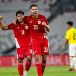 Timnas Indonesia U-23 Libas Brunei Darussalam U-23 8-0, Jens Raven Double Hat-trick, tapi Lutut Sempat Bermasalah